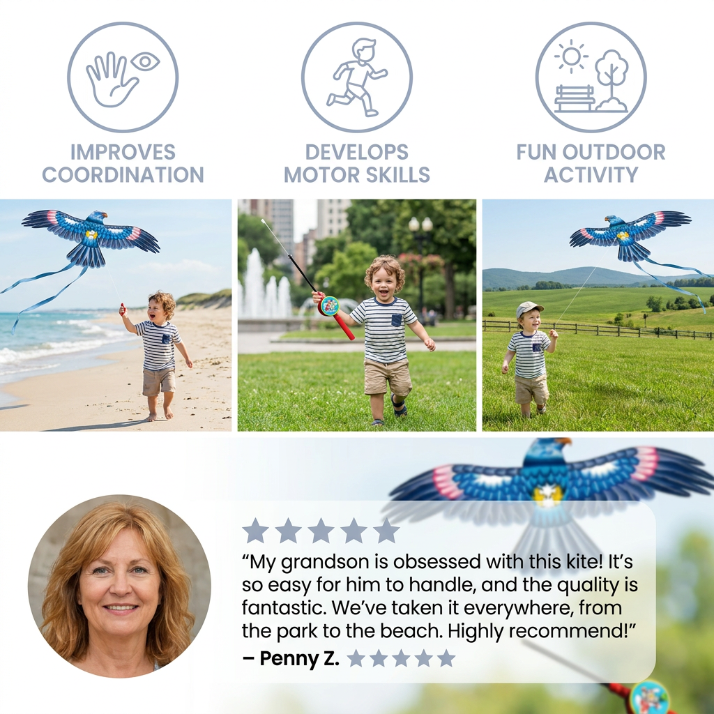 Flapping Wing Kite for Kids – Improves Coordination & Motor Skills