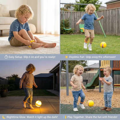 LED Ankle Skip Ball – Interactive Jumping Toy for Kids