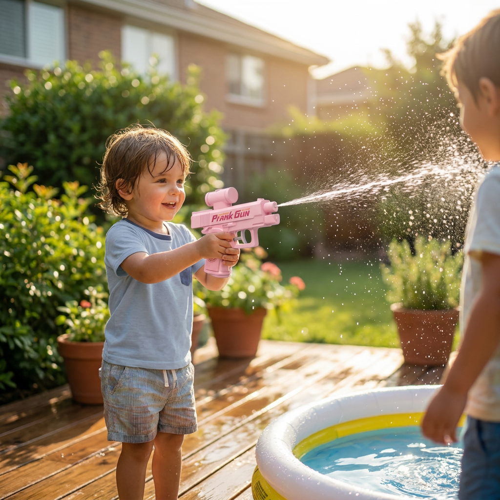 Double-Sided Prank Water Gun for Kids – Mini Water Fun Toy