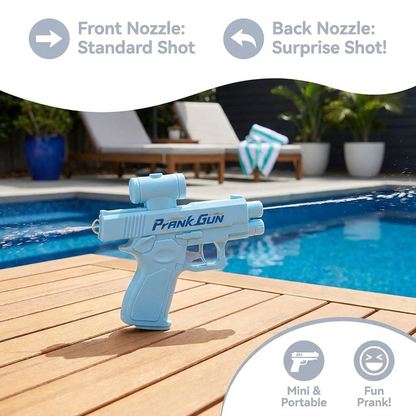 Double-Sided Prank Water Gun for Kids – Mini Water Fun Toy