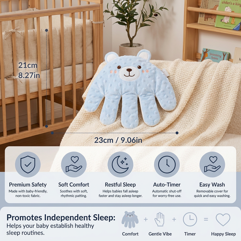 Baby Sleep Aid with Gentle Patting Function – Supports Calm and Independent Sleep