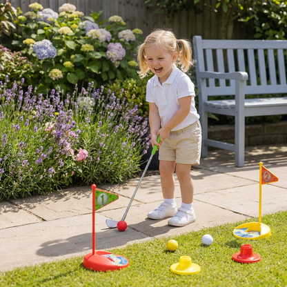 Kids Golf Set with Adjustable Clubs – Perfect for Backyard Play