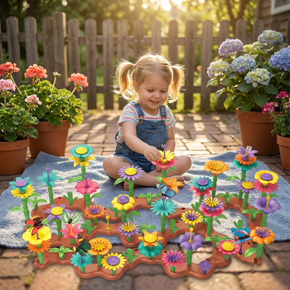 Flower Garden Building Toy for Kids – Creative Planting & Learning Playset for Little Gardeners