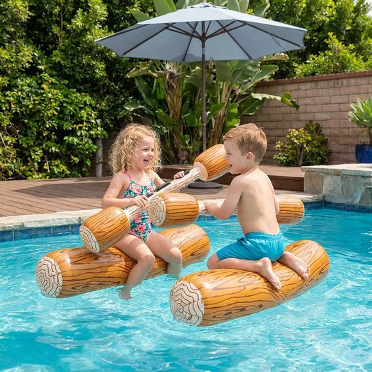 Inflatable Pool Battle Game for Kids – Water Balance & Splash Game