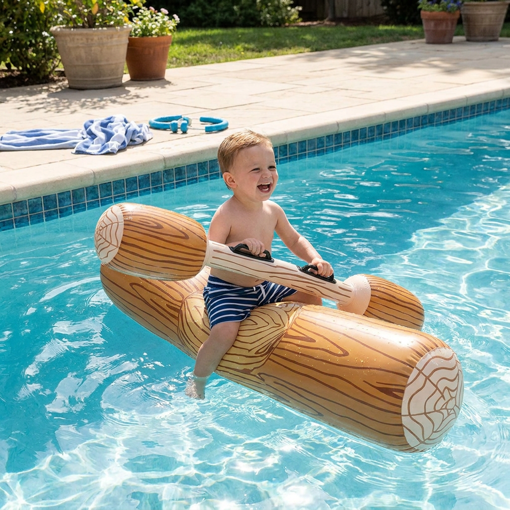 Inflatable Pool Battle Game for Kids – Water Balance & Splash Game