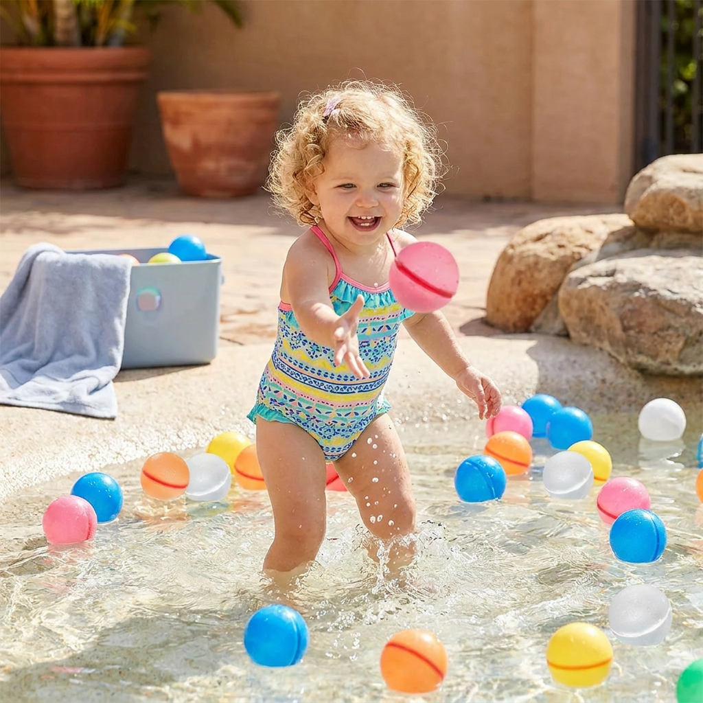 Reusable Water Balloons – Self-Sealing & Silicone