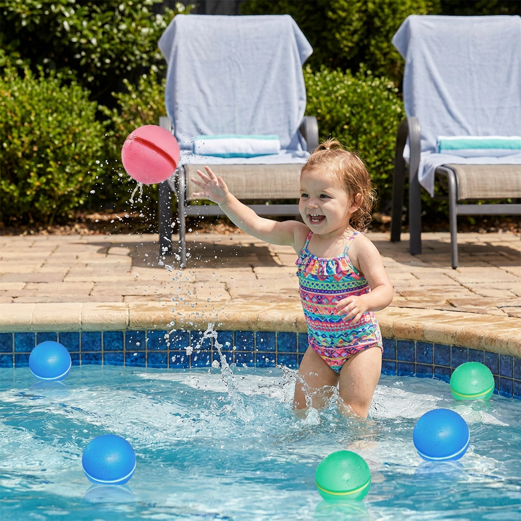 Reusable Water Balloons – Self-Sealing & Silicone