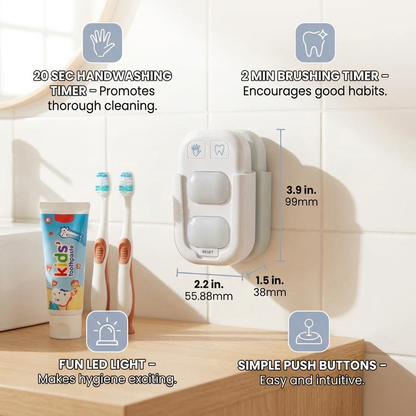 Mini LED Timer for Kids – Fun Support for Handwashing & Brushing Teeth