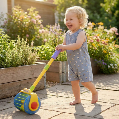 Baby Push Along Vacuum Roller Toy with Balls for Toddlers