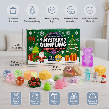 Christmas Squishy Advent Calendar for Kids