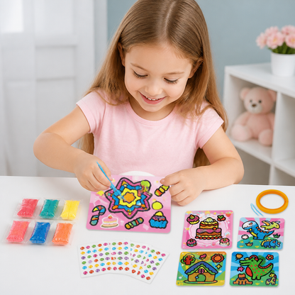 DIY Clay Sticker Art & Craft Kit for Kids