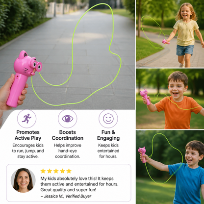 Interactive Flying Rope Toy for Kids