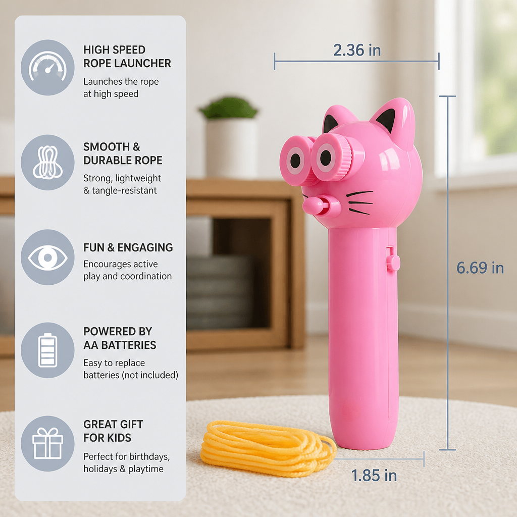 Interactive Flying Rope Toy for Kids