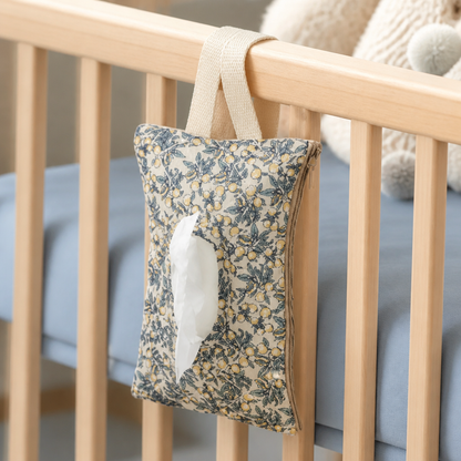 Hanging Tissue Holder for Strollers, Cribs & Cars