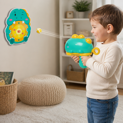 Dinosaur Sticky Ball Shooter – Target Shooting Game for Kids