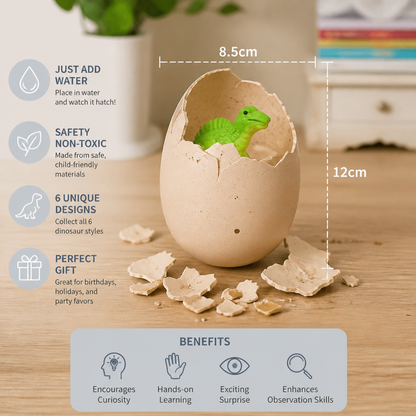 Educational Grow-in-Water Dinosaur Hatching Egg Toy for Kids
