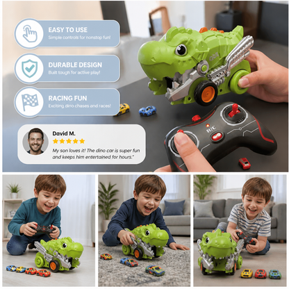 Remote Control Dino Car Chomper Truck