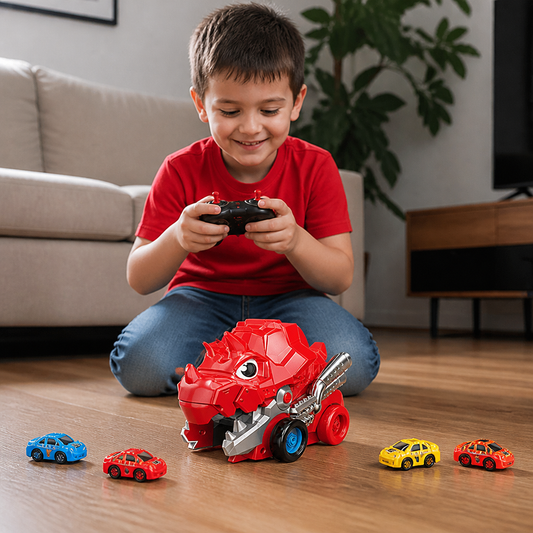 Remote Control Dino Car Chomper Truck