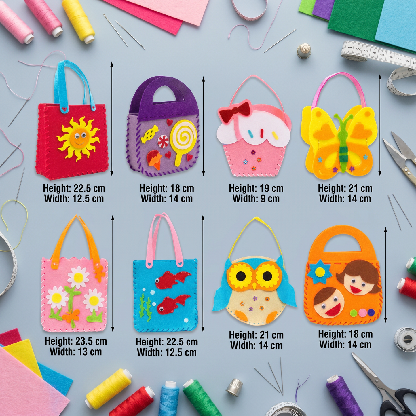Safe DIY Felt Bag Sewing Set