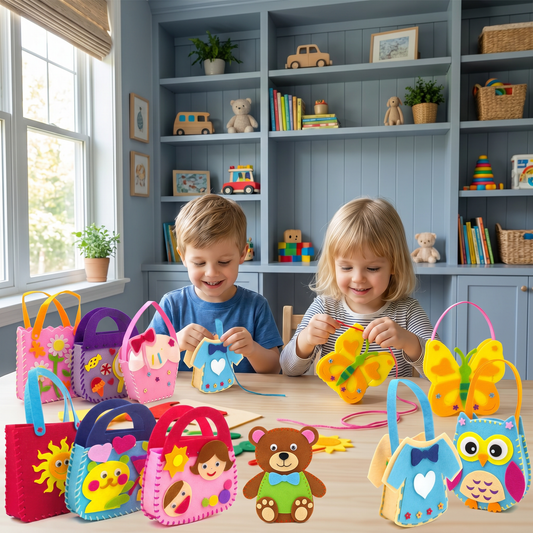 Safe DIY Felt Bag Sewing Set