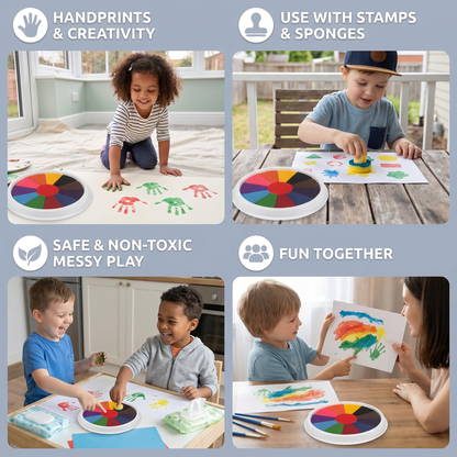 Finger paint drawing set for children