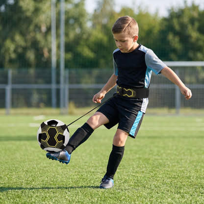 Football training belt for better ball control