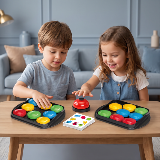 Educational Color Pattern Match Family Bell Game
