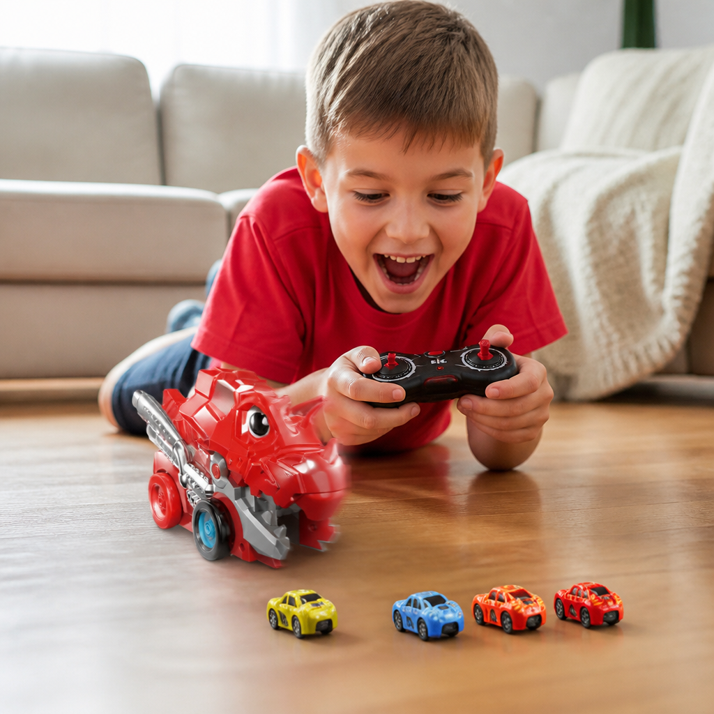 Remote Control Dino Car Chomper Truck