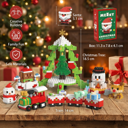 Building block Christmas figures – fun for the whole family