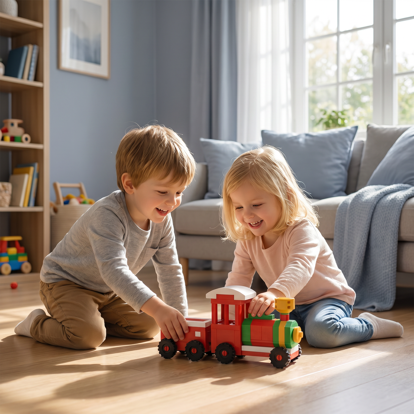 Building block Christmas figures – fun for the whole family