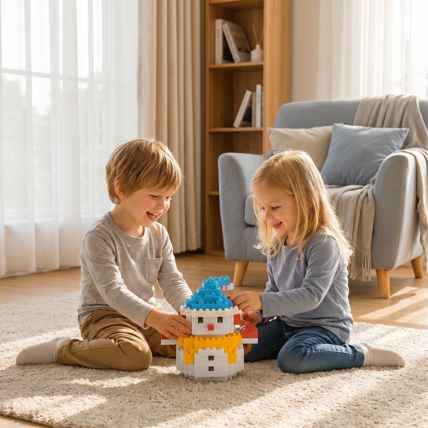 Building block Christmas figures – fun for the whole family