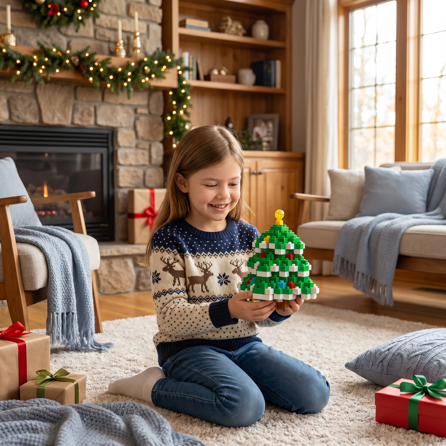 Building block Christmas figures – fun for the whole family