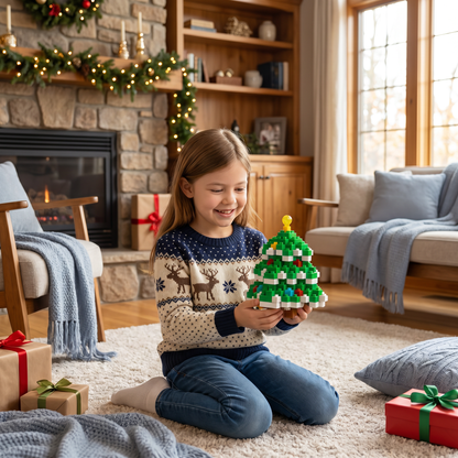 Building block Christmas figures – fun for the whole family