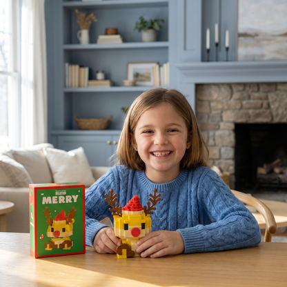 Building block Christmas figures – fun for the whole family