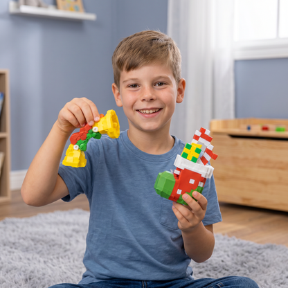 Building block Christmas figures – fun for the whole family