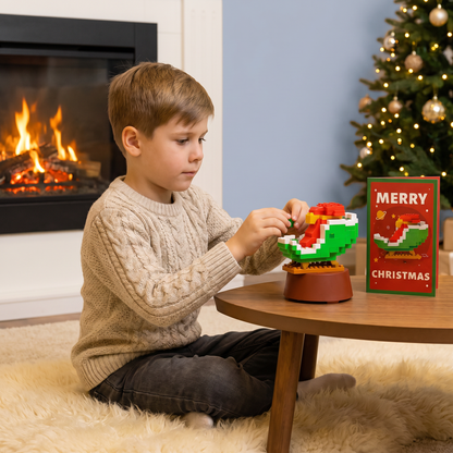 Building block Christmas figures – fun for the whole family