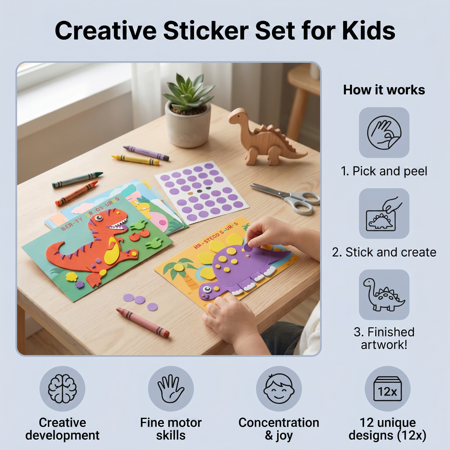 Creative Sticker Craft Set for Kids
