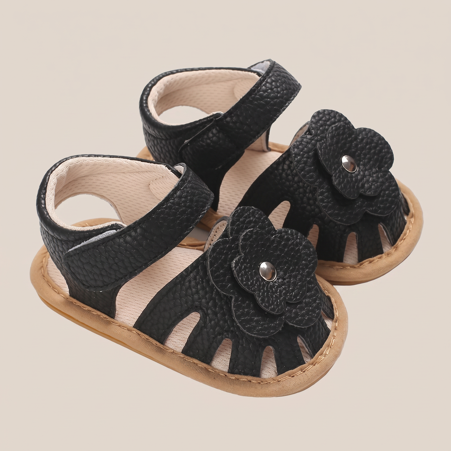 Flower Cutout Sandals