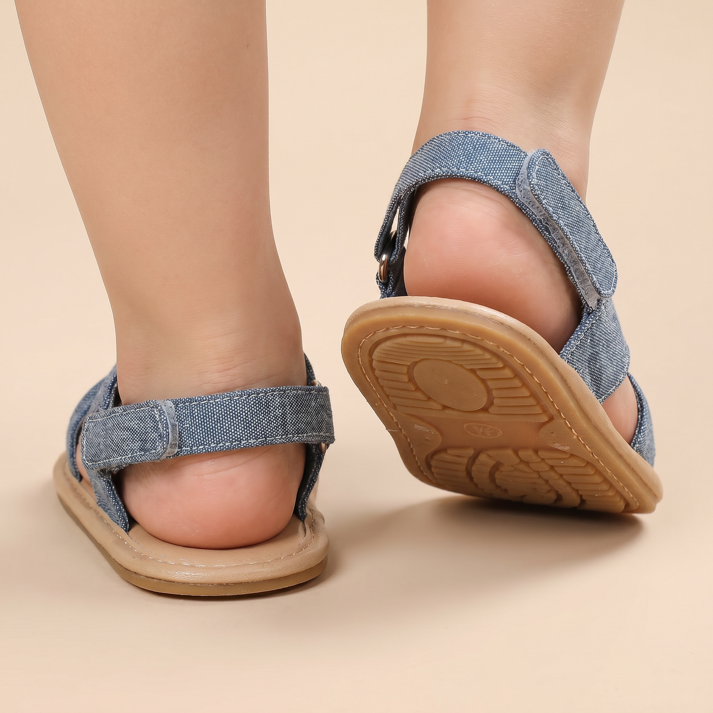 Knotted Cross-Strap Sandals