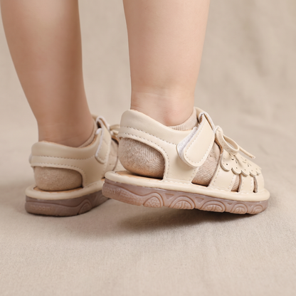 Cutout Bow Tie Sandals