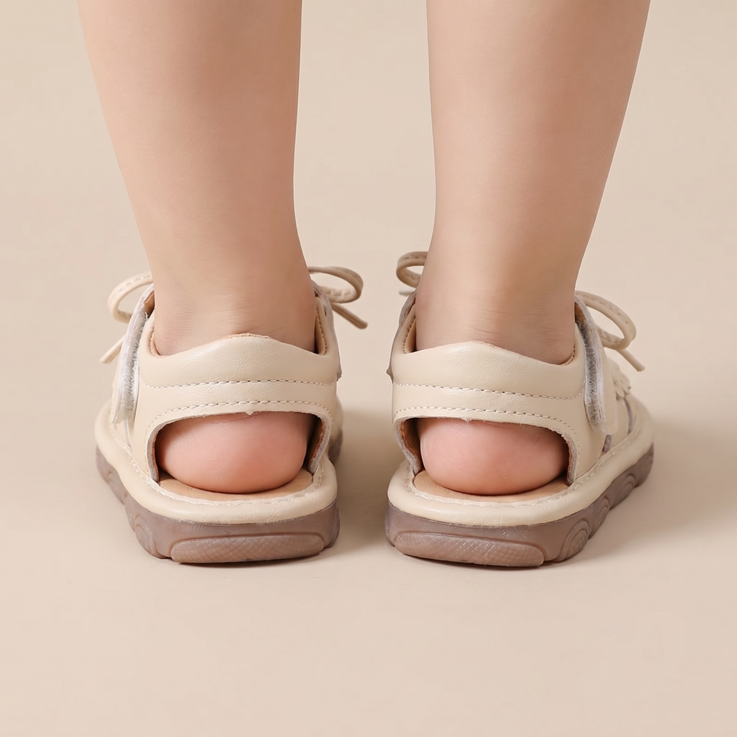 Cutout Bow Tie Sandals
