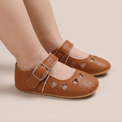 Heart Cutout Mary Jane Shoes