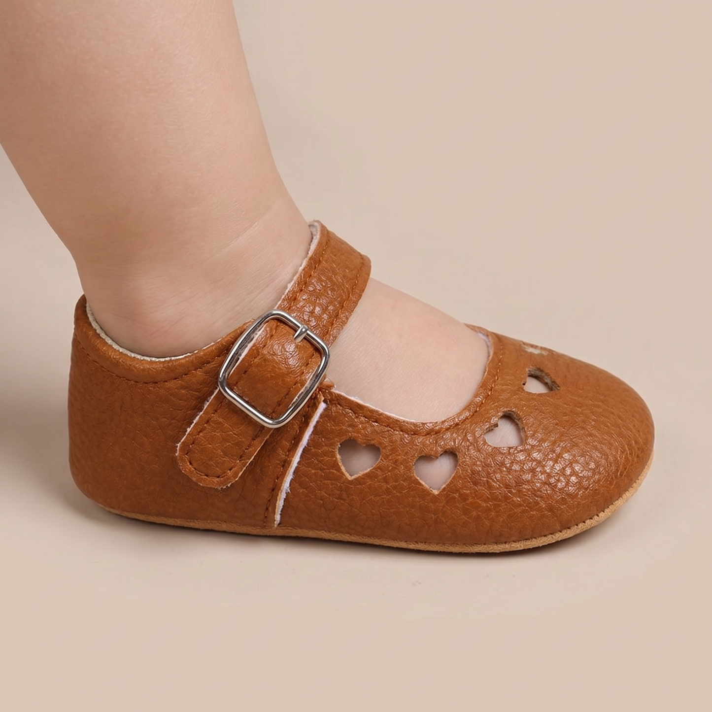 Heart Cutout Mary Jane Shoes