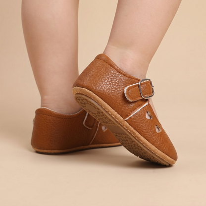 Heart Cutout Mary Jane Shoes