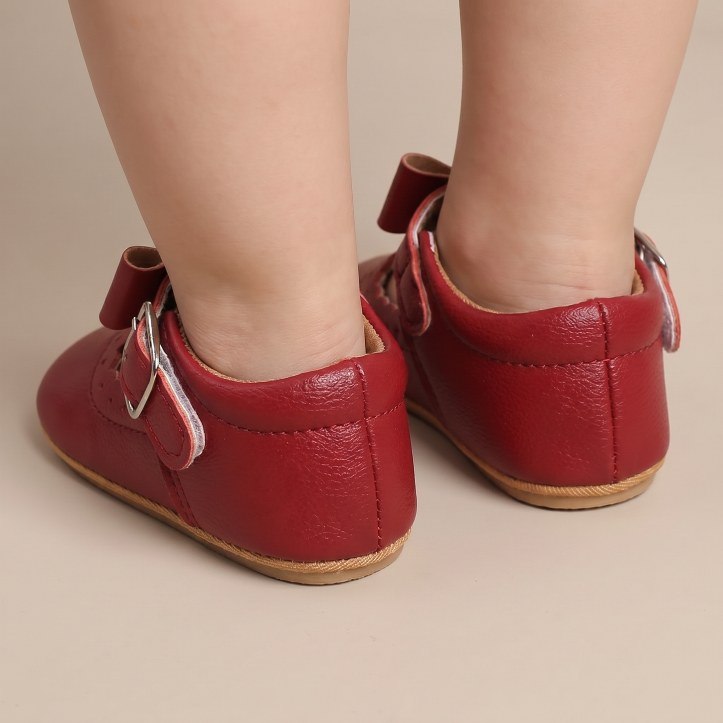 Scallop Bow Mary Jane Shoes