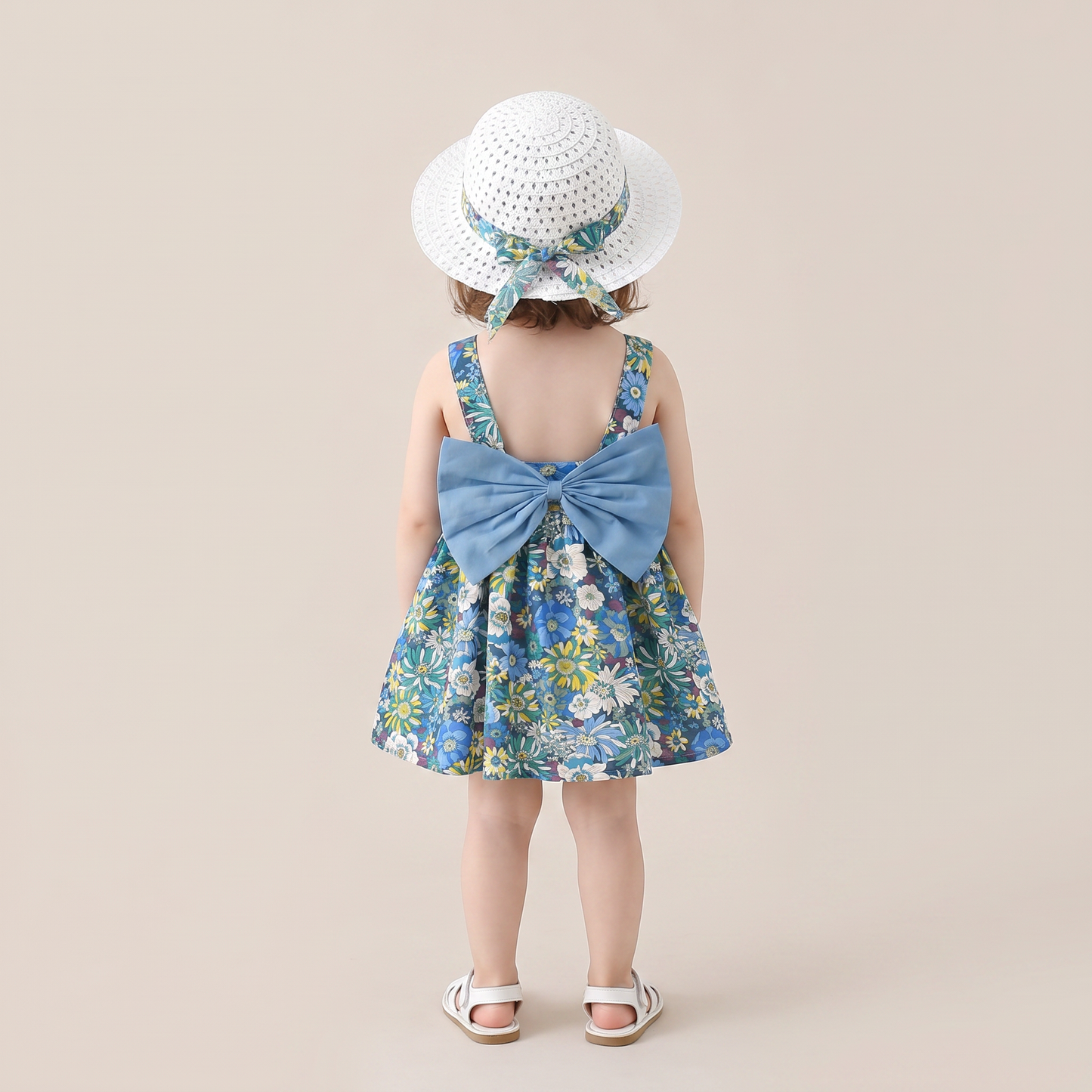 Meadow Bow Dress Set & Hat