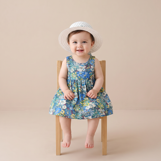 Meadow Bow Dress Set & Hat
