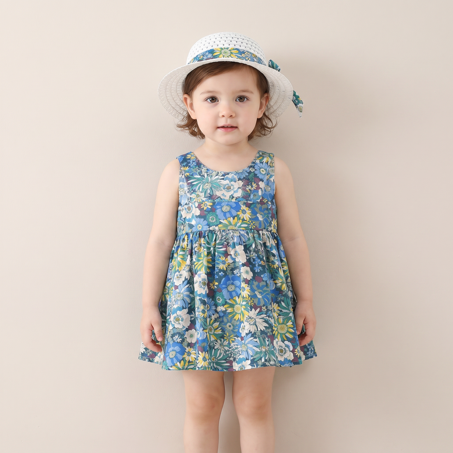Meadow Bow Dress Set & Hat