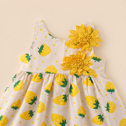 Blossom Picnic Dress Set & Hat