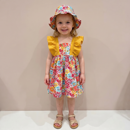 Wildflower Garden Dress Set & Hat